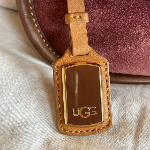 UGG Mauve Suede Pocketbook - Picture 2 of 11